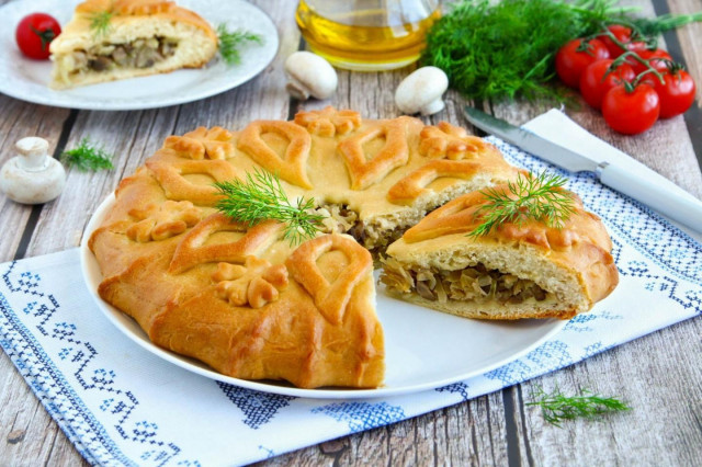 Postny placek z kapustą przepis ze zdjęciami krok po kroku