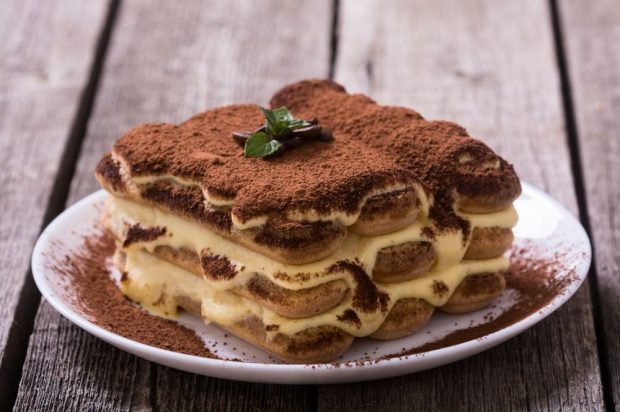 Tiramisu ze skondensowanym mlekiem