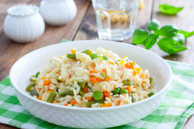 Risotto z warzywami przepis ze zdjęciami krok po kroku i wideo