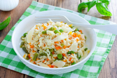 Risotto z warzywami przepis ze zdjęciami krok po kroku i wideo