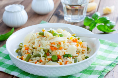 Risotto z warzywami przepis ze zdjęciami krok po kroku i wideo