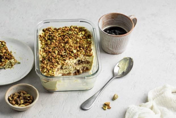 Tiramisu pistacjowe