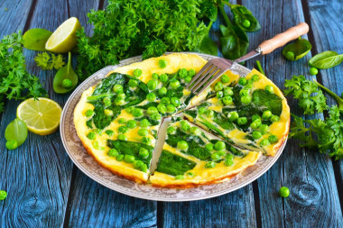 Omlet ze szpinakiem na patelni przepis ze zdjęciami krok po kroku i wideo