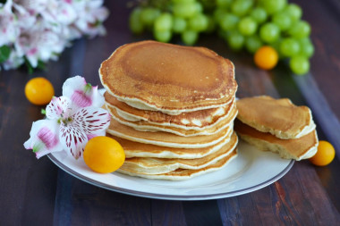 Pancakes na mleku z proszkiem do pieczenia przepis ze zdjęciami krok po kroku i wideo