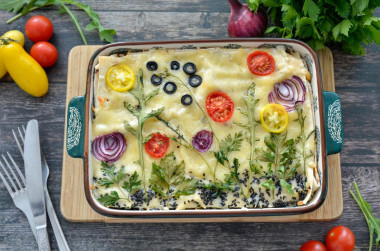 Lasagne z lawaszu z mięsem mielonym w piekarniku przepis ze zdjęciami krok po kroku i wideo