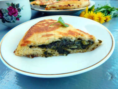 Placki na kefirze z nadzieniem z patelni przepis ze zdjęciami krok po kroku