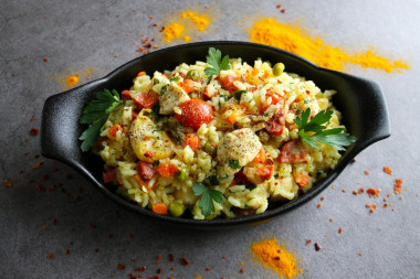 Paella z kurczakiem przepis ze zdjęciami krok po kroku i wideo