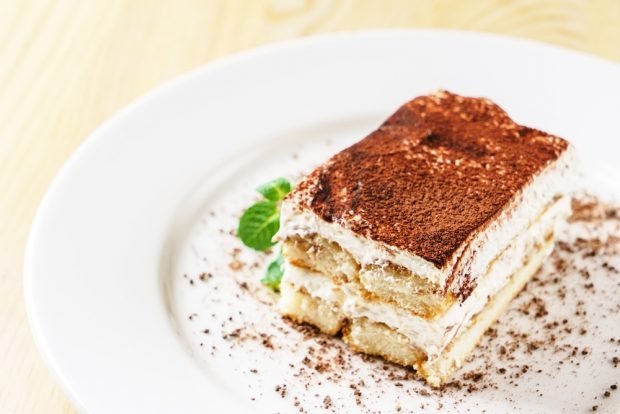 Tiramisu bez kawy