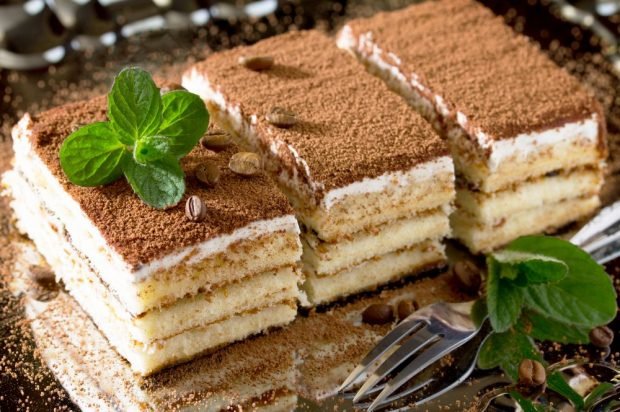 Tiramisu z ciastek biszkoptowych