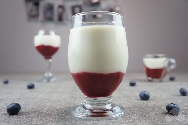 Panna Cotta bez cukru Panna Cotta bez cukru