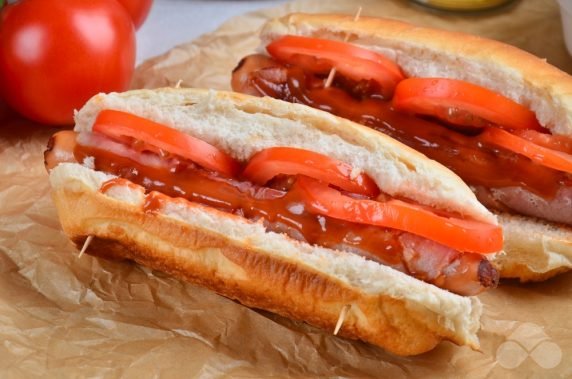 Hot Dog w domu: zdjęcie przygotowania przepisu, krok 7