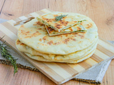 Placki z twarogiem z patelni na kefirze przepis ze zdjęciami krok po kroku