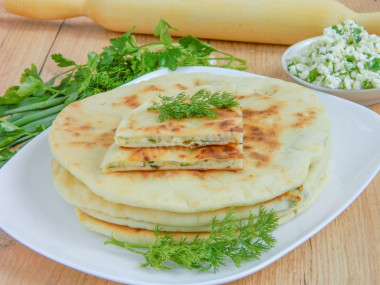 Placki z twarogiem z patelni na kefirze przepis ze zdjęciami krok po kroku