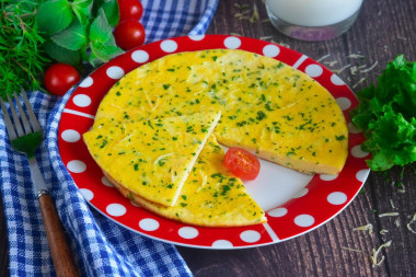 Omlet na kefirze na patelni przepis ze zdjęciami krok po kroku i wideo