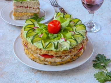 Tort przekąskowy z mielonego mięsa i kurczaka przepis ze zdjęciami krok po kroku