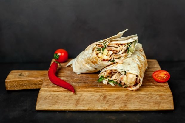 Shawarma bez kapusty-prosty i pyszny przepis, jak gotować krok po kroku