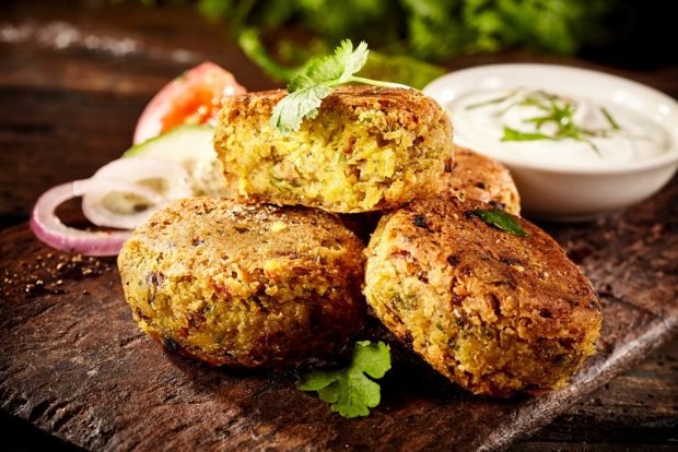 Falafel z warzywami-prosty i pyszny przepis, jak gotować krok po kroku