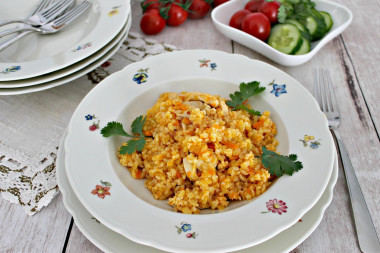 Bulgur z kurczakiem z multicookera przepis ze zdjęciami krok po kroku i wideo