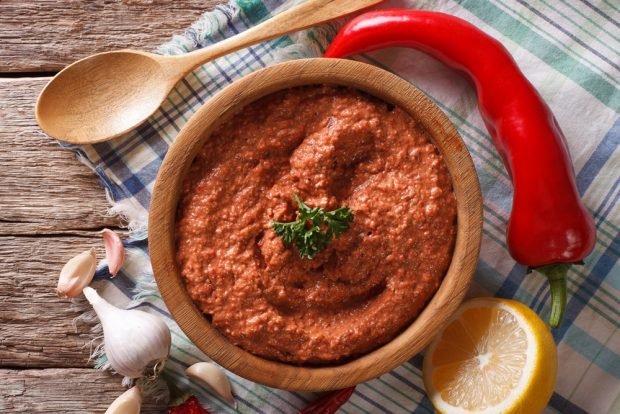 Muhammara z ostrą papryką-prosty i pyszny przepis, jak zrobić krok po kroku