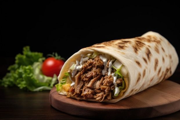 PP shawarma w chlebie pita