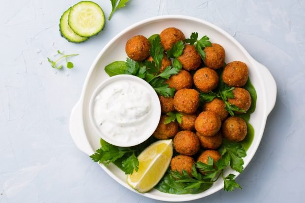 Falafel z groszkiem