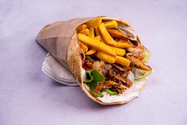 Shawarma z ziemniakami