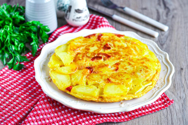 Klasyczna tortilla hiszpańska przepis ze zdjęciami krok po kroku i wideo