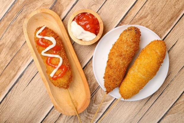 Koreański hot dog-prosty i pyszny przepis, jak gotować krok po kroku