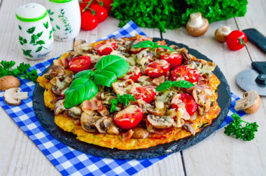 Pizza ziemniaczana na patelni przepis ze zdjęciami krok po kroku i wideo