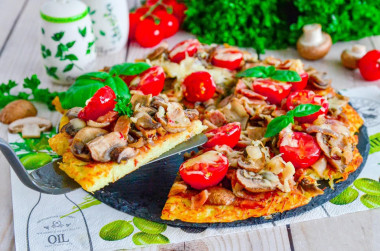 Pizza ziemniaczana na patelni przepis ze zdjęciami krok po kroku i wideo