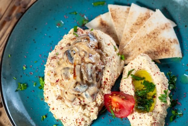 Hummus z grzybami-prosty i pyszny przepis, jak gotować krok po kroku