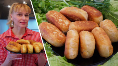 Pierożki bez drożdży na kefirze ze szczypiorkiem i jajkami przepis ze zdjęciami krok po kroku i wideo