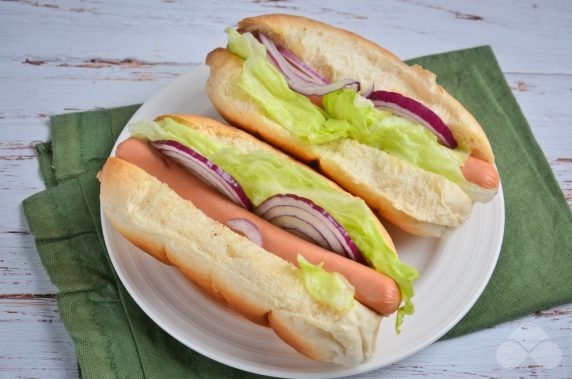 Domowy hot dog z sosem Worcester: zdjęcie przygotowania przepisu, krok 2