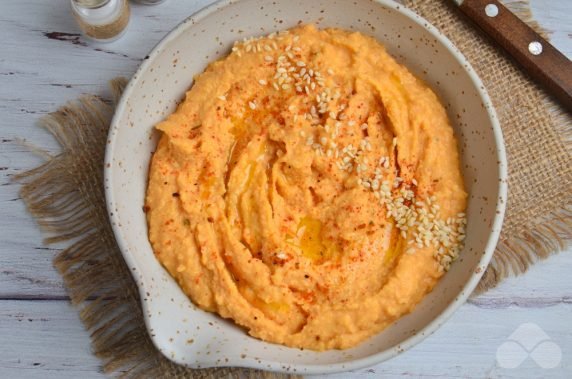 Klasyczny hummus z ciecierzycy: zdjęcie przygotowania przepisu, krok 5