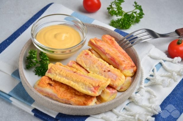 Smażone paluszki krabowe w cieście Smażone paluszki krabowe w cieście