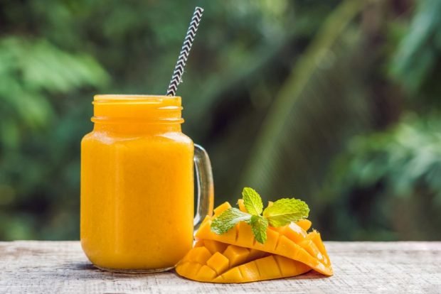 Mango smoothie-prosty i pyszny przepis, jak gotować krok po kroku