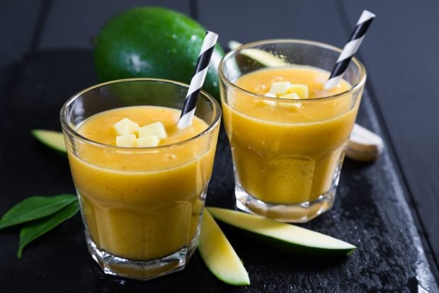 Smoothie z mango-prosty i pyszny przepis, jak gotować krok po kroku