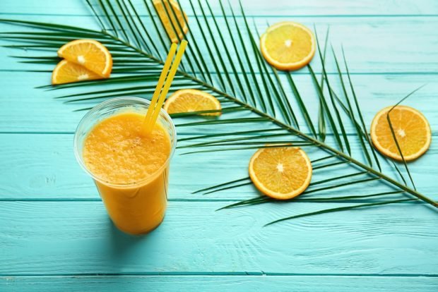 Smoothie z pomarańczą-prosty i pyszny przepis, jak gotować krok po kroku