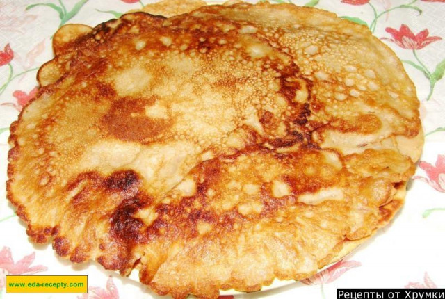 Rosyjskie bliny teściowej przepis ze zdjęciami krok po kroku