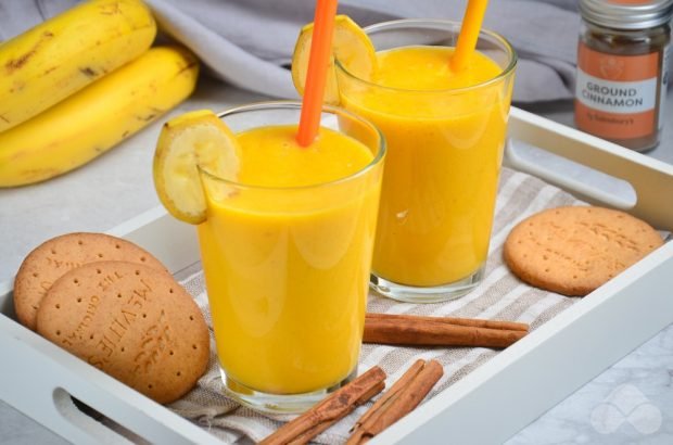 Koktajl z mango i banana-prosty i pyszny przepis ze zdjęciem (krok po kroku)