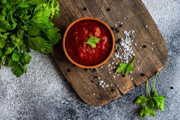 Satsebeli ze śliwki wiśniowej-prosty i pyszny przepis na gotowanie krok po kroku Satsebeli ze śliwki wiśniowej-prosty i pyszny przepis na gotowanie krok po kroku