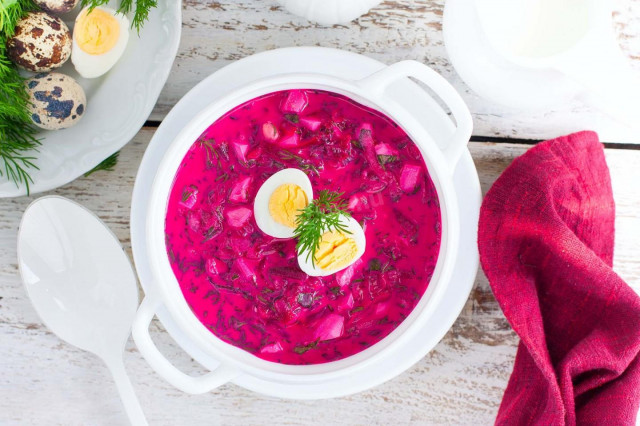 Klasyczny chłodnik na kefirze przepis ze zdjęciami krok po kroku i wideo