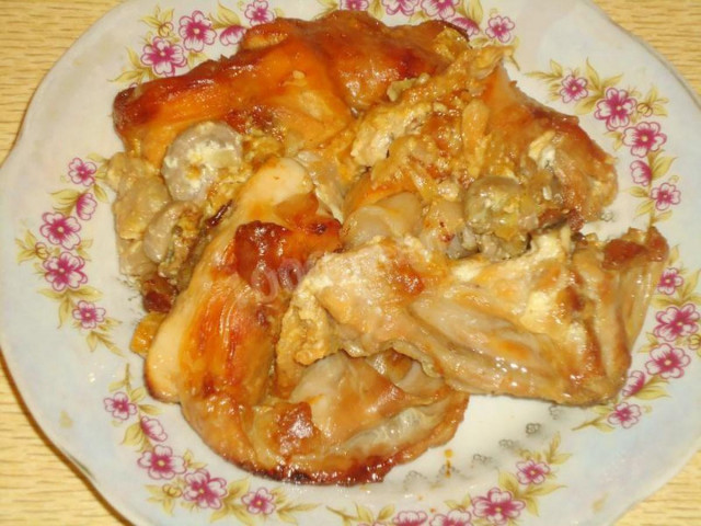 Zając duszony w śmietanie przepis ze zdjęciami krok po kroku