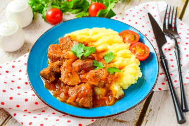 Sos mięsny do purée ziemniaczanego przepis ze zdjęciami krok po kroku i wideo