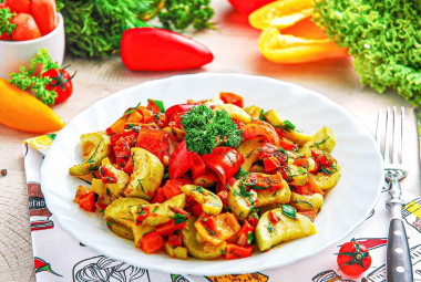 Sauté z cukinii przepis ze zdjęciami krok po kroku i wideo