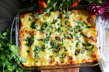 Klasyczna domowa lasagne warzywna przepis ze zdjęciami krok po kroku