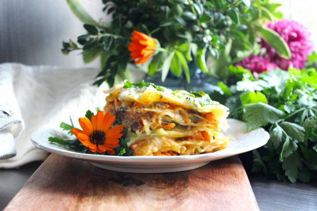 Klasyczna domowa lasagne warzywna przepis ze zdjęciami krok po kroku