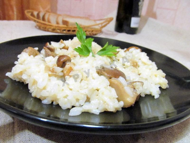 Risotto z borowikami i śmietanką przepis ze zdjęciami krok po kroku i wideo