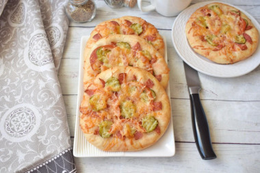 Mini pizza z piekarnika przepis ze zdjęciami krok po kroku i wideo
