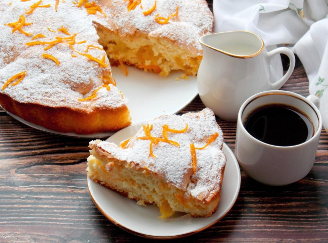 Placek pomarańczowy z piekarnika przepis ze zdjęciami krok po kroku i wideo